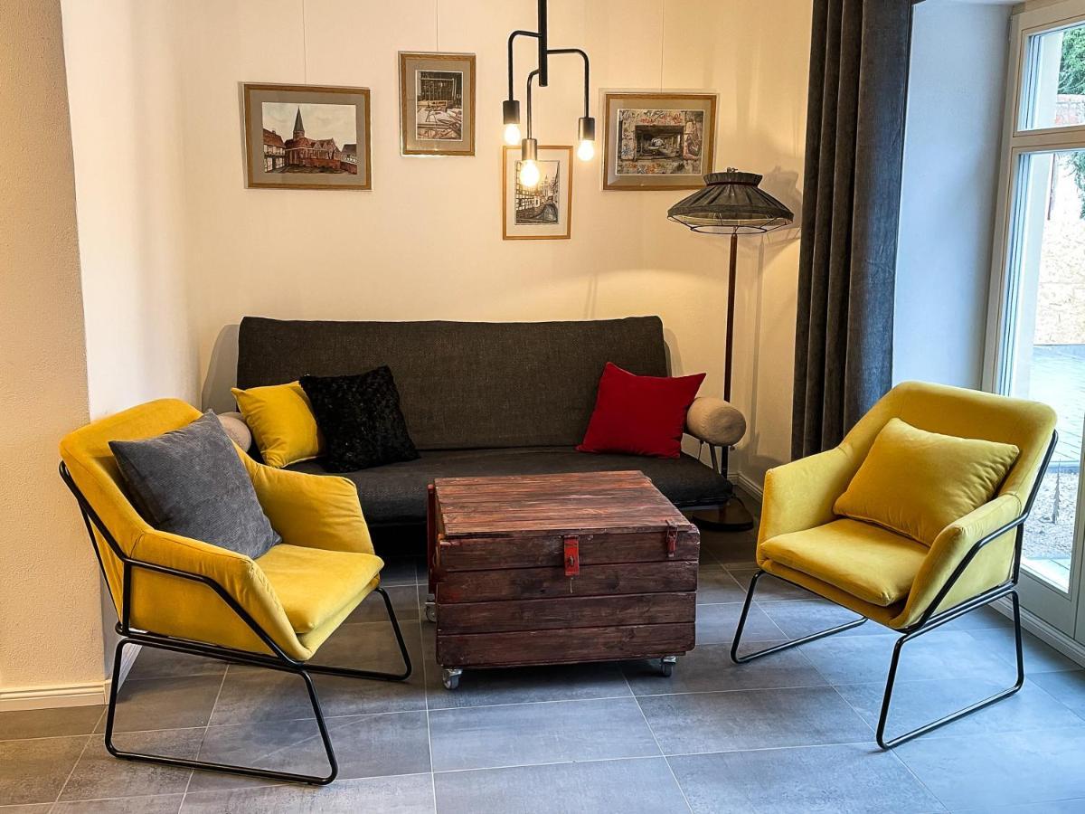 Stilvolle, Zentrale Ferienwohnung Bocksbruecke Mit Parkplatz Salzwedel Luaran gambar